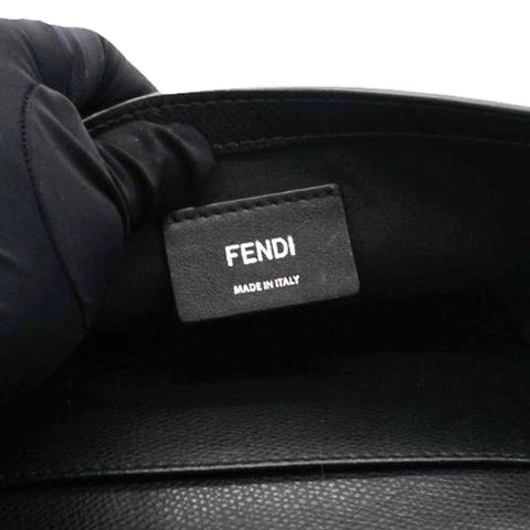 FENDI Vitello Cruise F is Fendi Wallet on Chain Black 