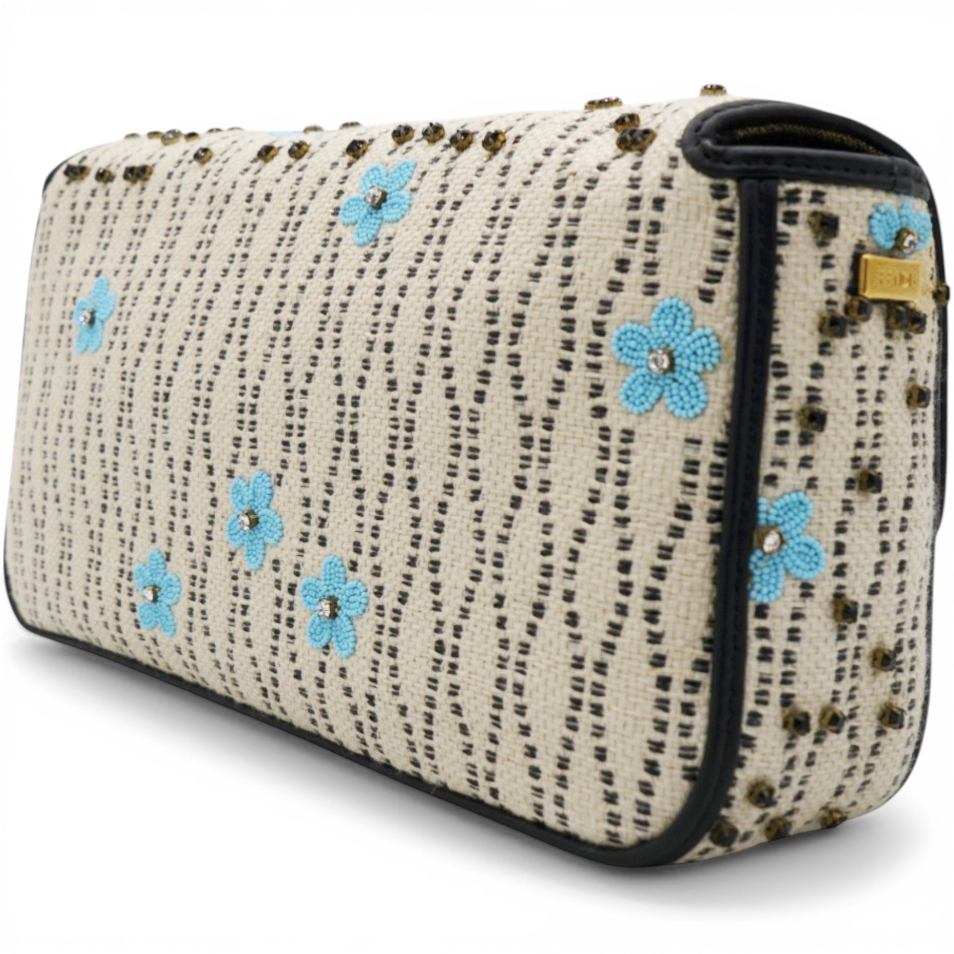 Fendi Baguette White Raffia Bag 