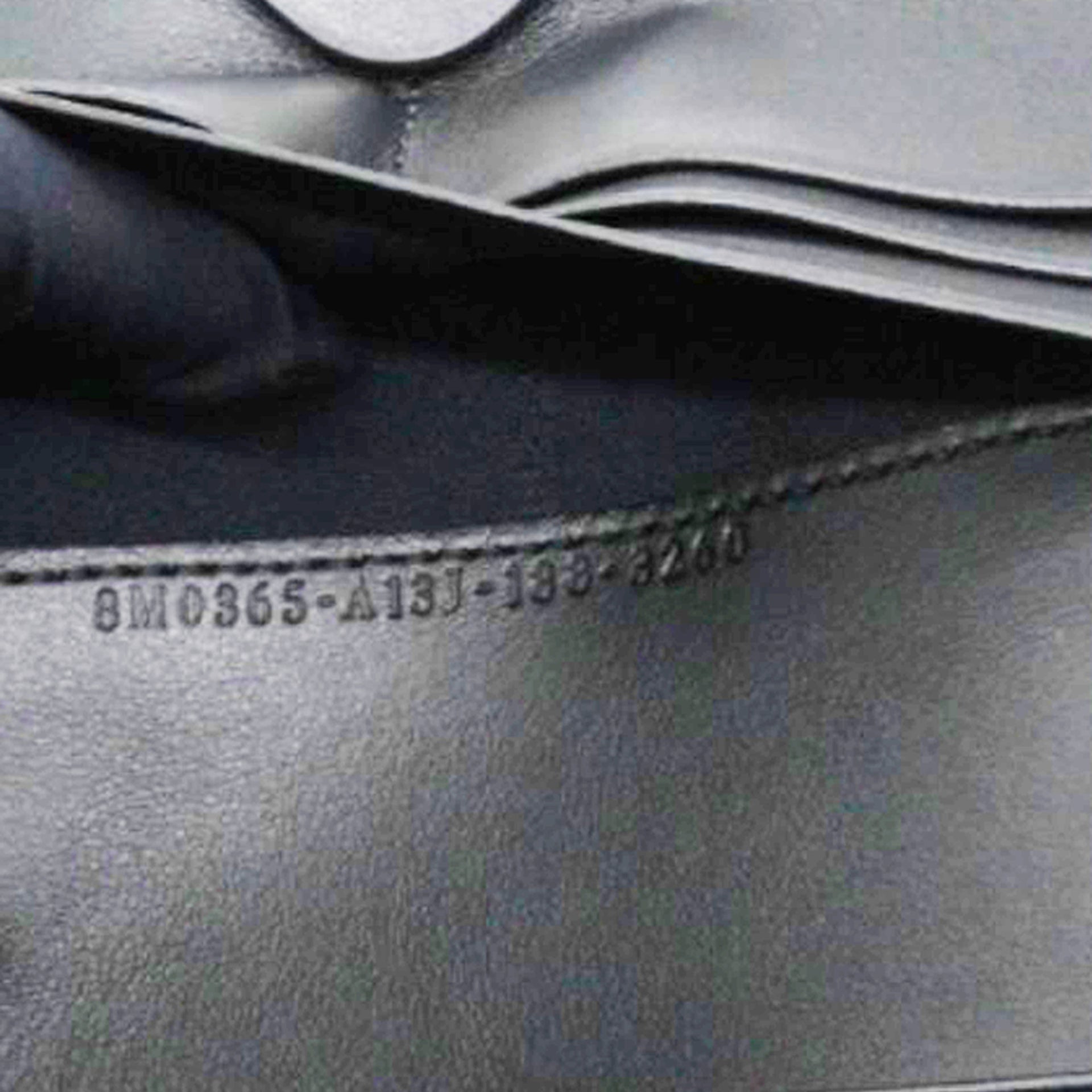 Fendi Black Leather Logo Multifunction Wallet on Chain 