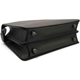 Fendi Cuoio Romano Lux Peekaboo I SEE U Satchel Graphite 