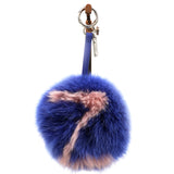 Fendi Fluffy Bag Charm Blue 