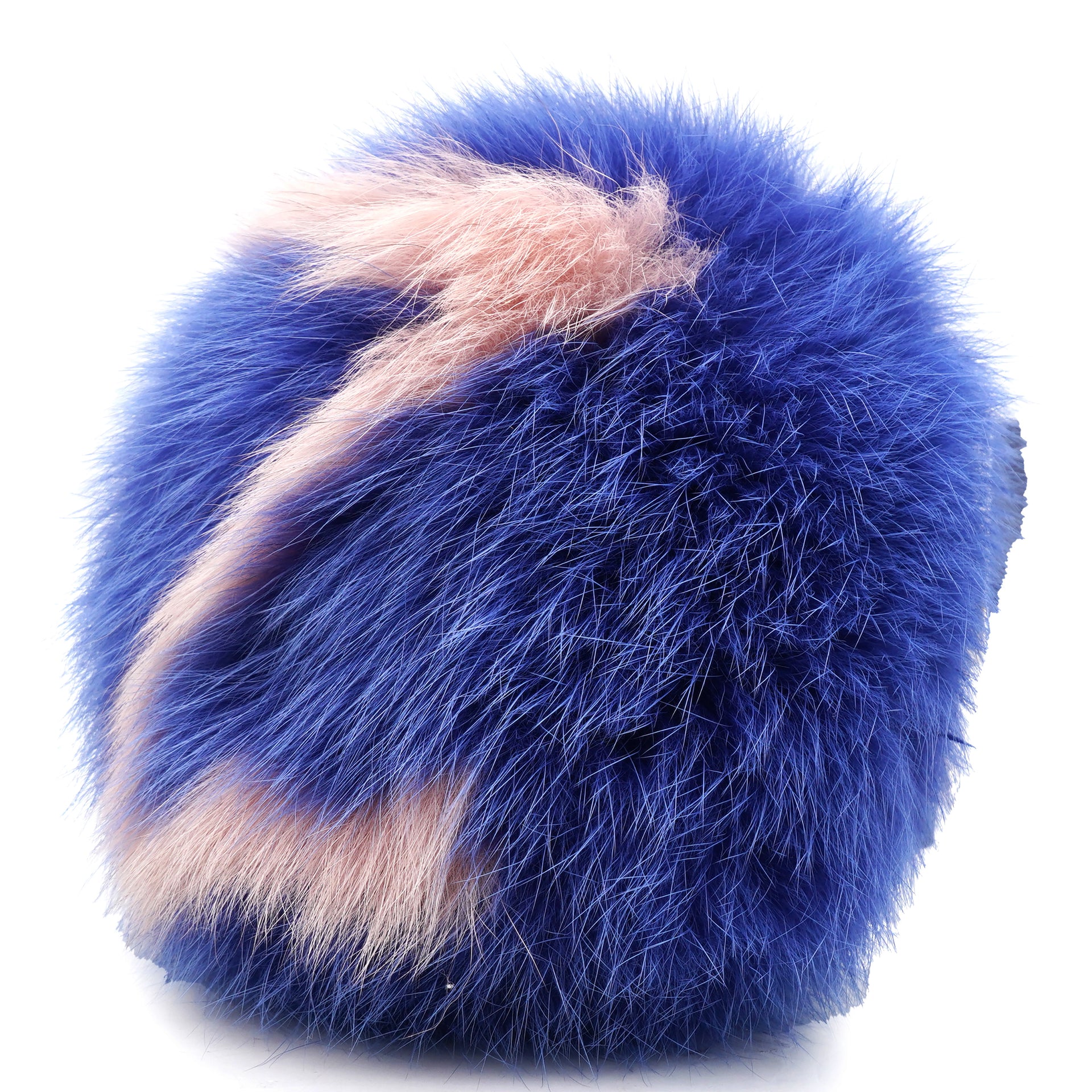 Fendi Fluffy Bag Charm Blue 