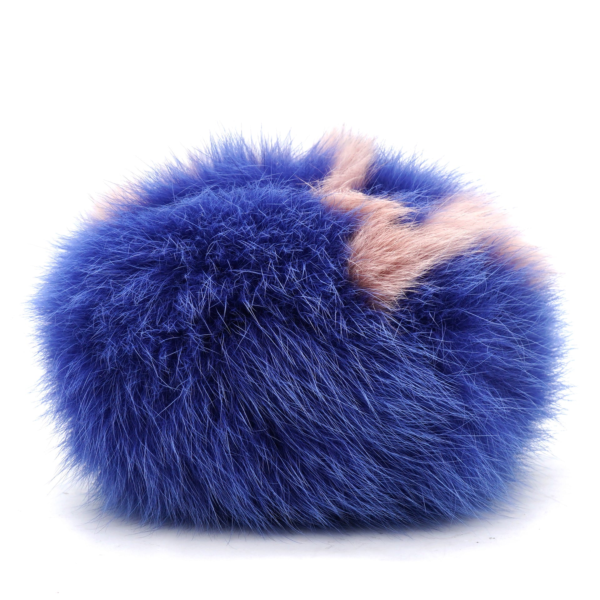 Fendi Fluffy Bag Charm Blue 