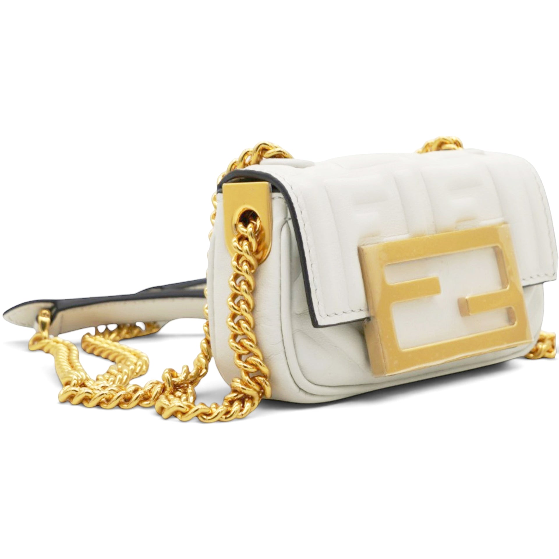 Fendi Micro Baguette Crossbody Bag 
