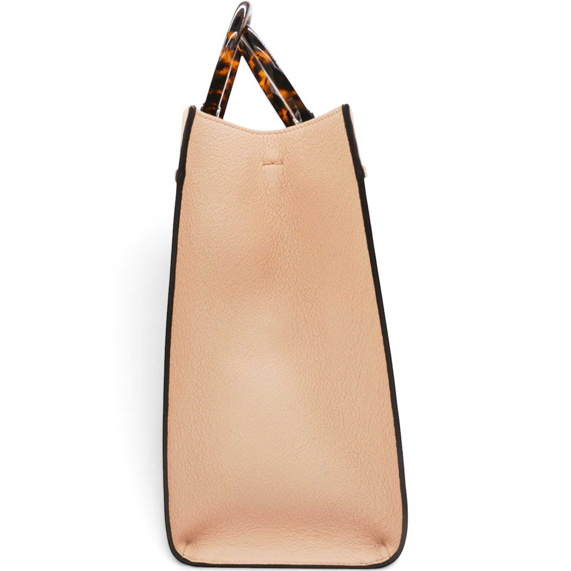 Fendi Vitello Cher Logo Debossed Fendi Sunshine Shopper Tote Light Rose 