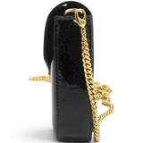 Fendi Vitello Cruise F is Fendi Envelope Wallet on Chain with Pouches Black 