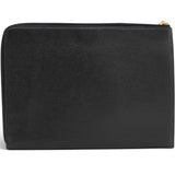 Fendi Vitello Elite Monster Eyes Studded Zip Around Pouch Black 
