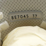 Fendi White Leather FF High Top Sneakers Size37 