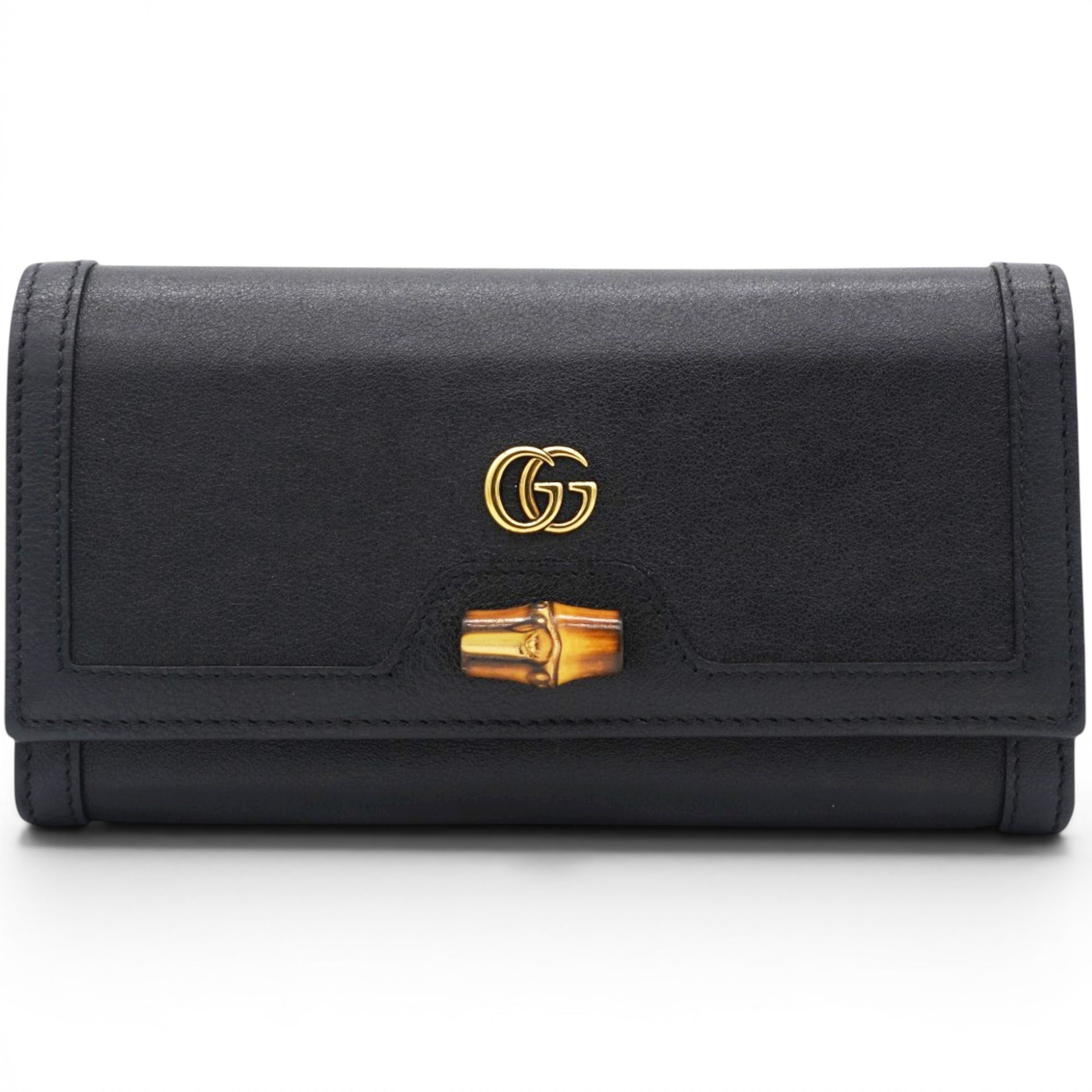 GUCCI Diana Bamboo Chain Wallet On Chain 