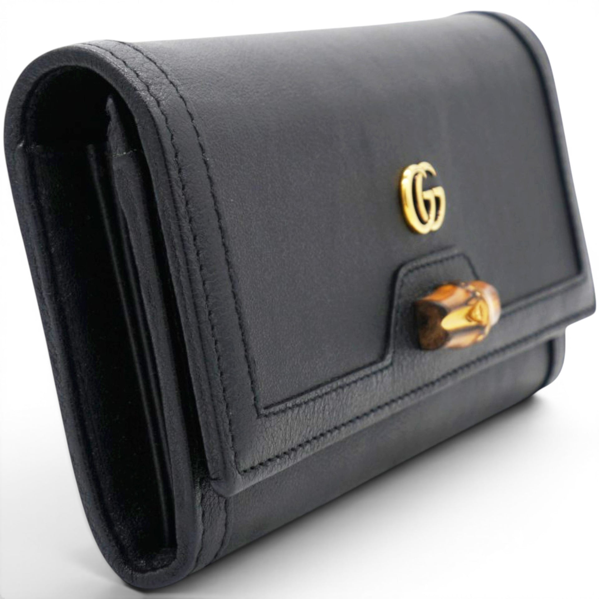 GUCCI Diana Bamboo Chain Wallet On Chain 