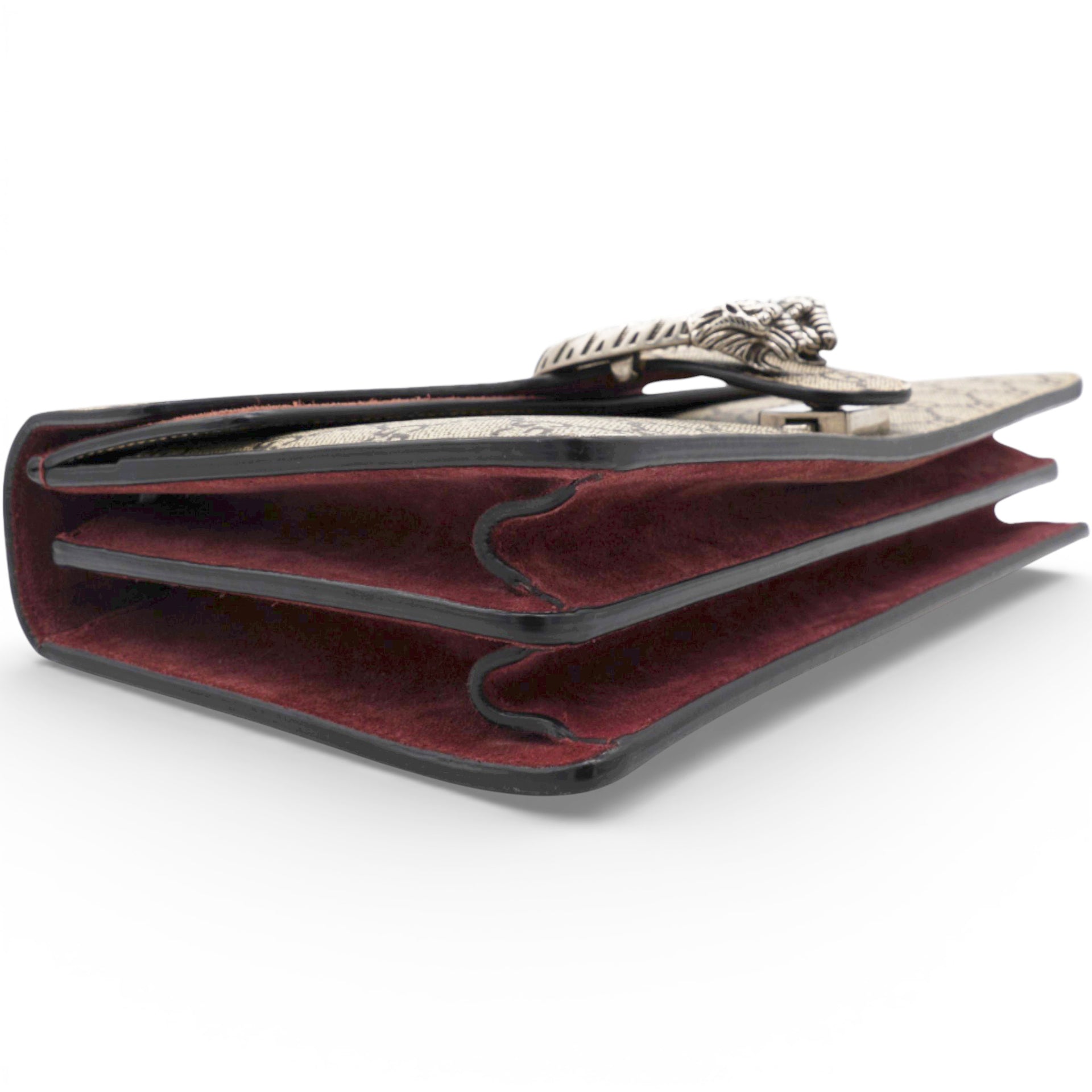 GUCCI GG Supreme Monogram Blooms Small Dionysus Shoulder Bag Beige Multicolor Dry Rose