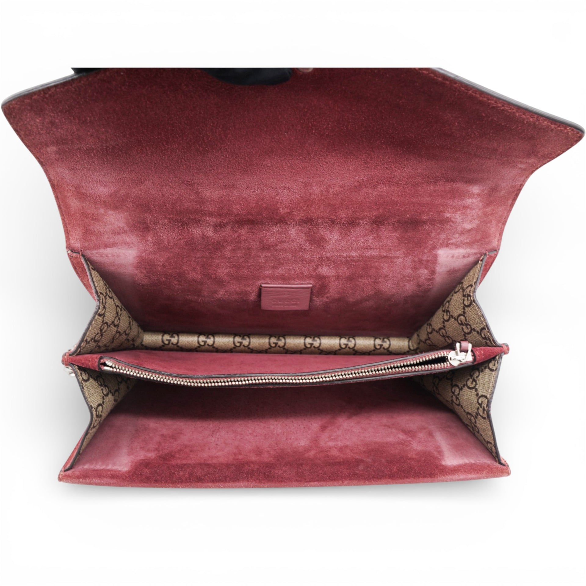 GUCCI GG Supreme Monogram Blooms Small Dionysus Shoulder Bag Beige Multicolor Dry Rose