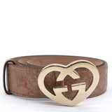 GUCCI Heart Buckle Belt Size85 