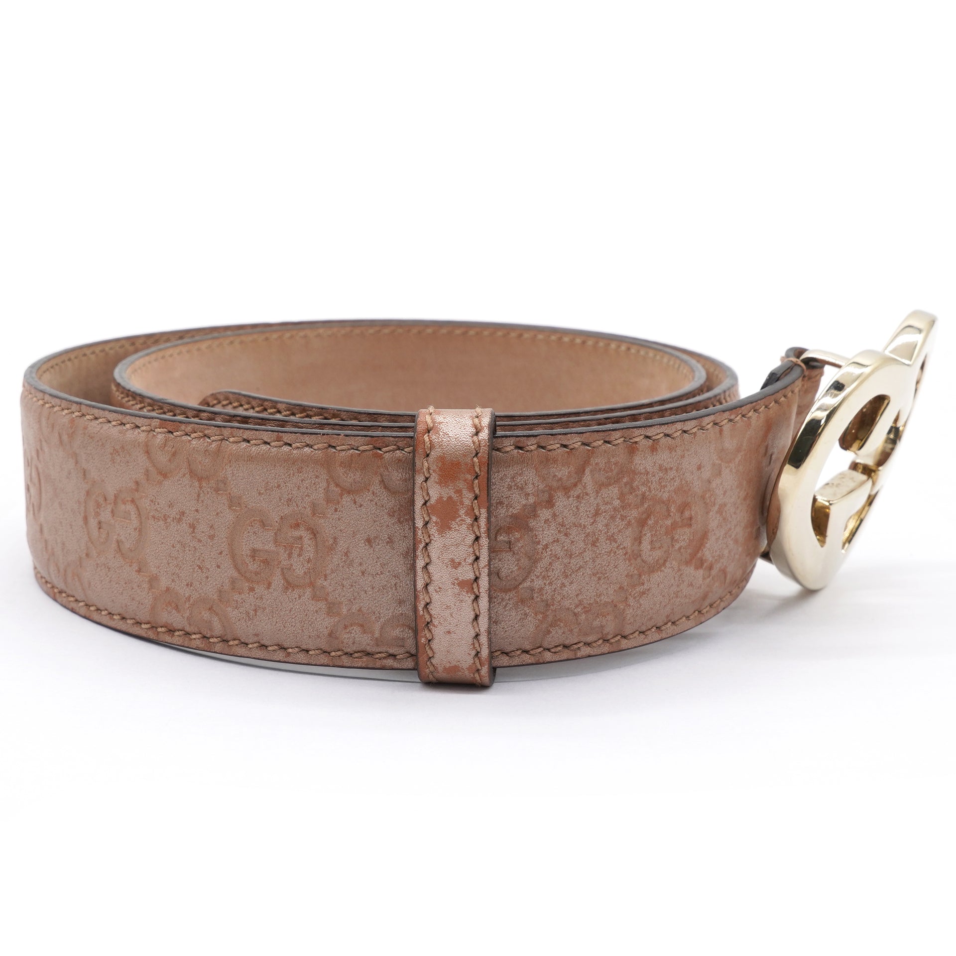 GUCCI Heart Buckle Belt Size85 