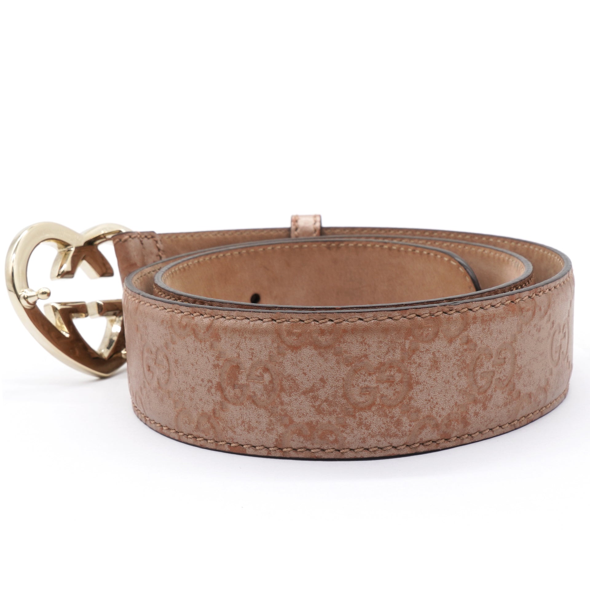 GUCCI Heart Buckle Belt Size85 