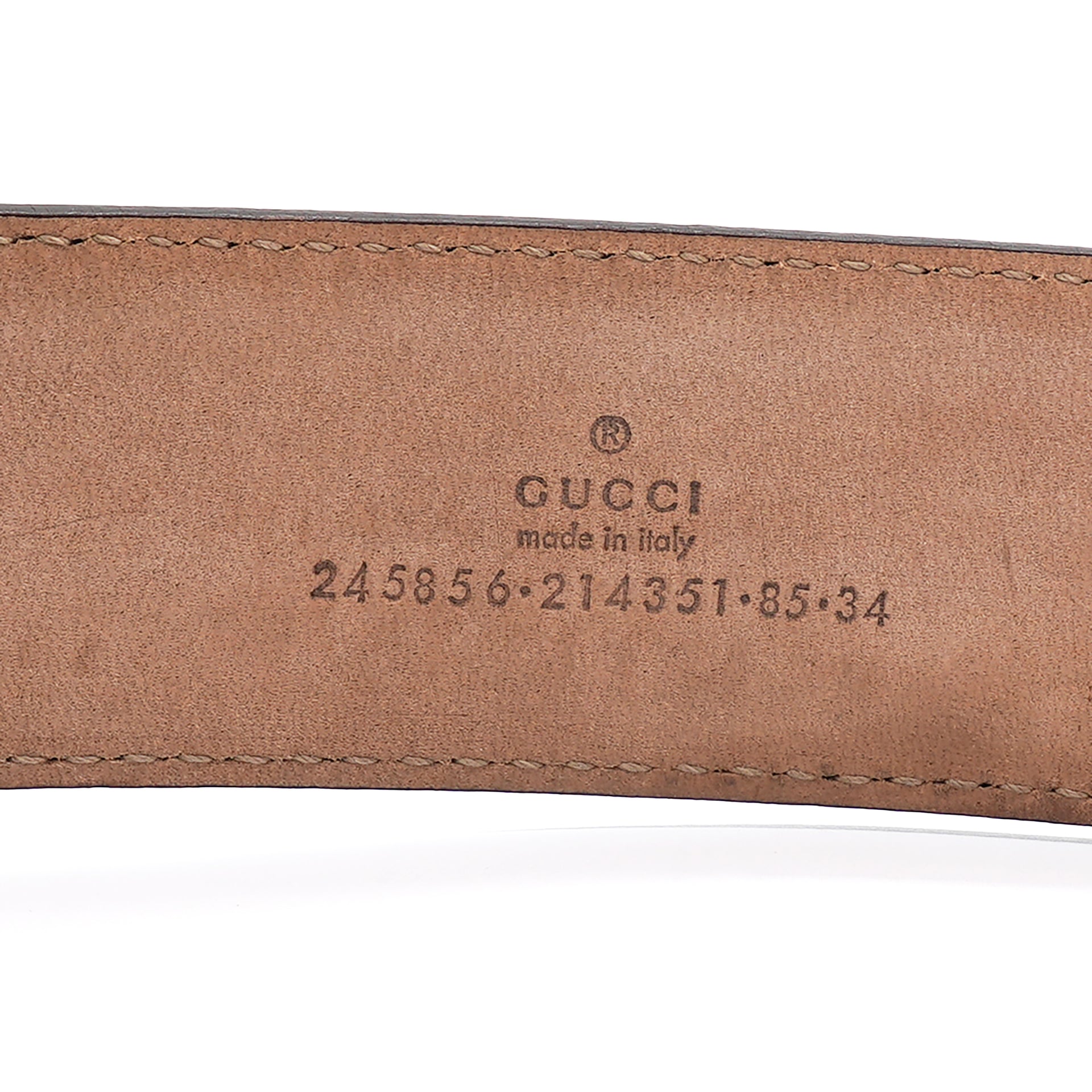 GUCCI Heart Buckle Belt Size85 