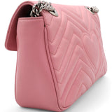 GUCCI Matelasse GG Marmont Shoulder Bag Wild Rose 