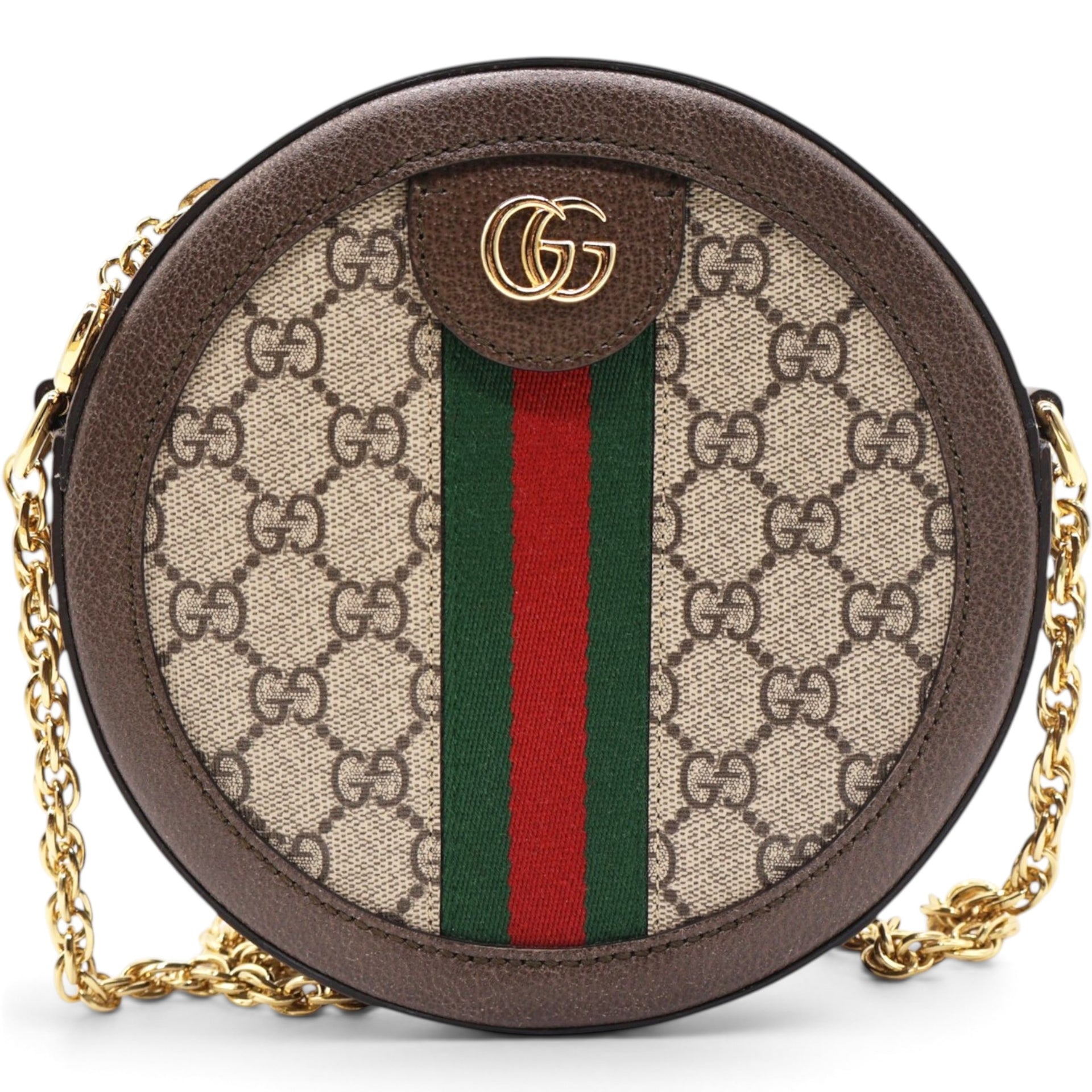 GUCCI Ophidia Round Mini Shoulder Bag 