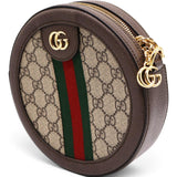 GUCCI Ophidia Round Mini Shoulder Bag 