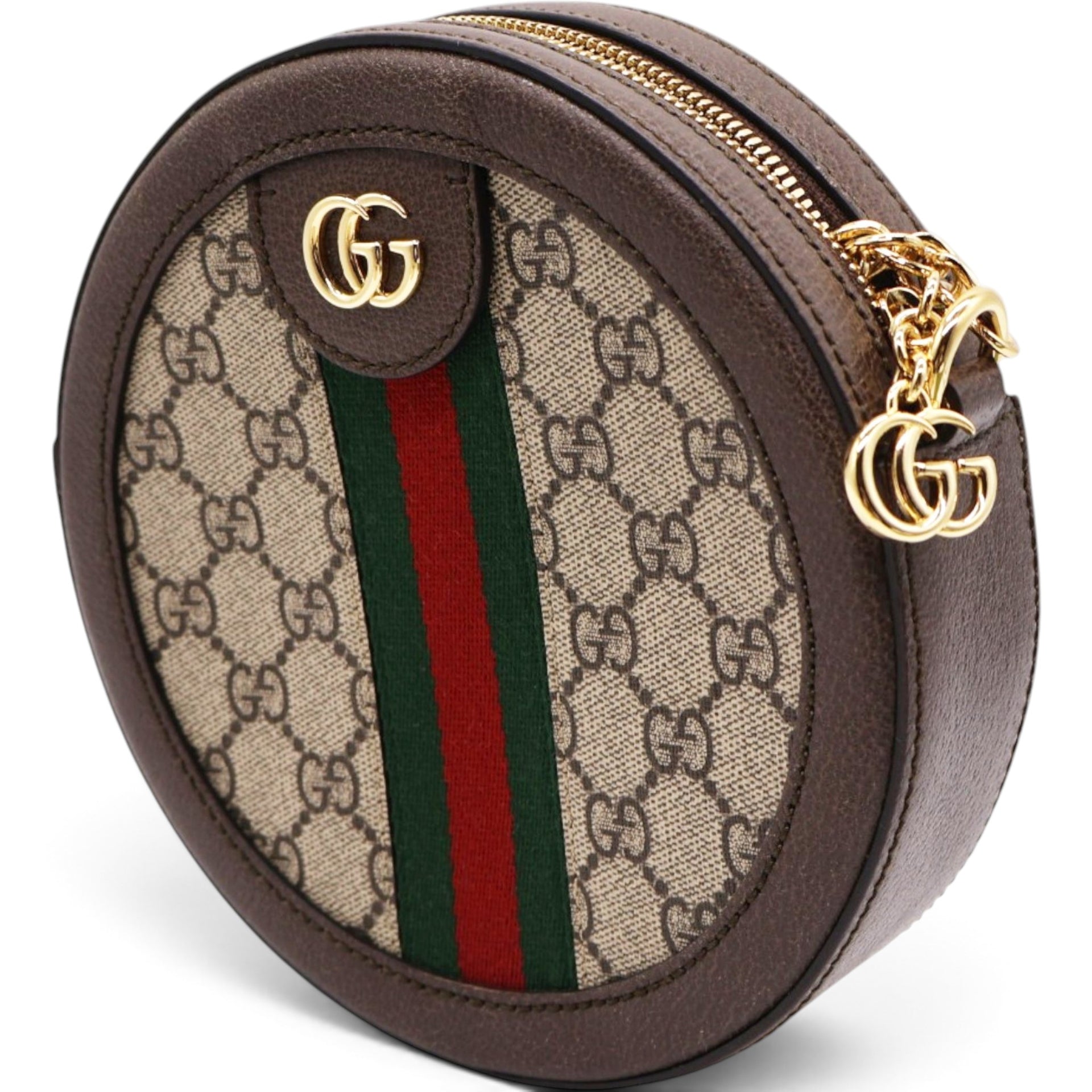 GUCCI Ophidia Round Mini Shoulder Bag 