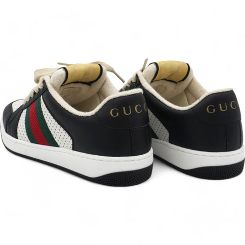 GUCCI Vintage Leather Sneakers 35.5 