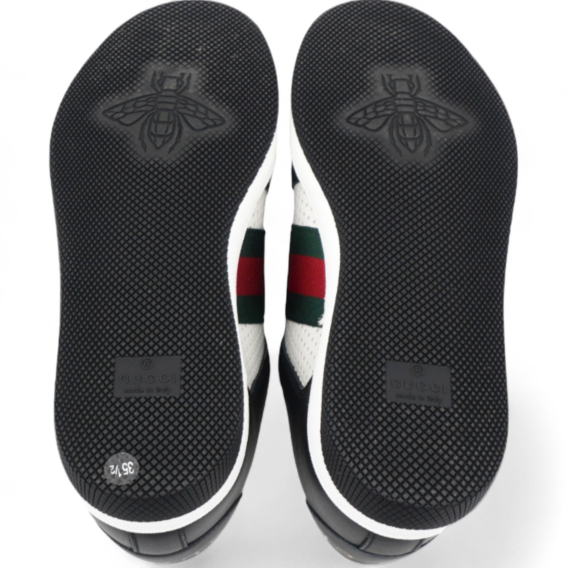 GUCCI Vintage Leather Sneakers 35.5 