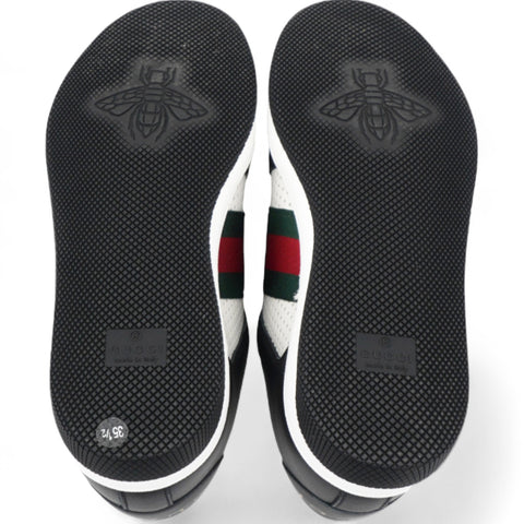 GUCCI Vintage Leather Sneakers 35.5 