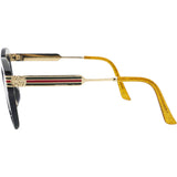 GUCCI Web Round Sunglasses Black 