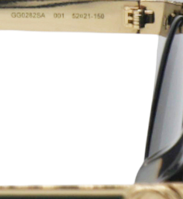 GUCCI Web Round Sunglasses Black 