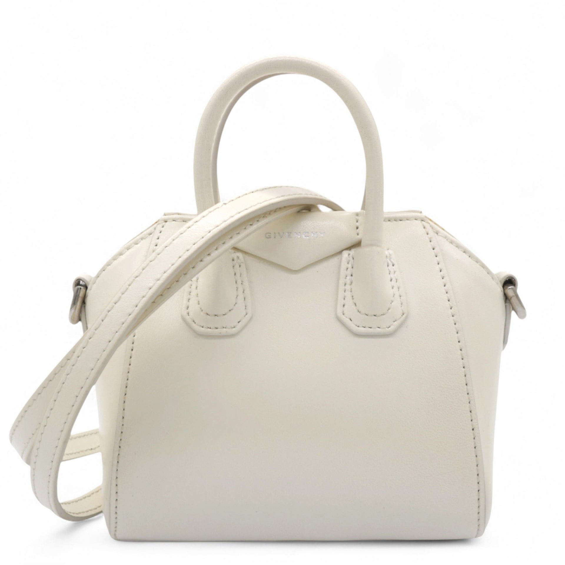  Givenchy Shiny Lord Nano Antigona Ivory 