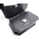 Givenchy Stars Wings Print Bow Cut Black/White Crossbody Bag in Leather 