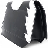 Givenchy Stars Wings Print Bow Cut Black/White Crossbody Bag in Leather 