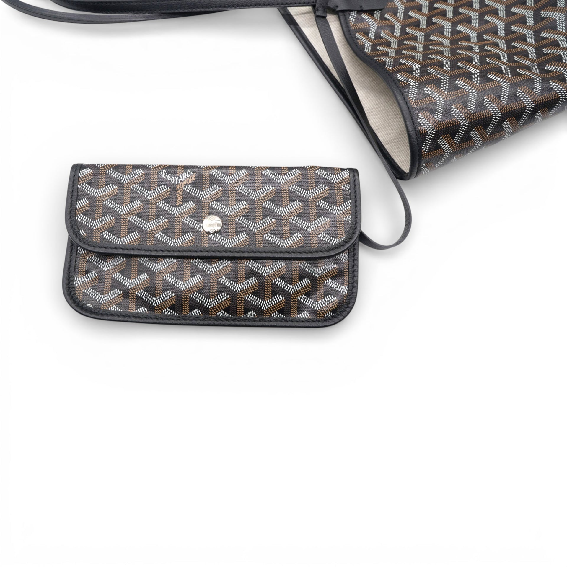 Goyard Goyardine Saint Louis GM Black 