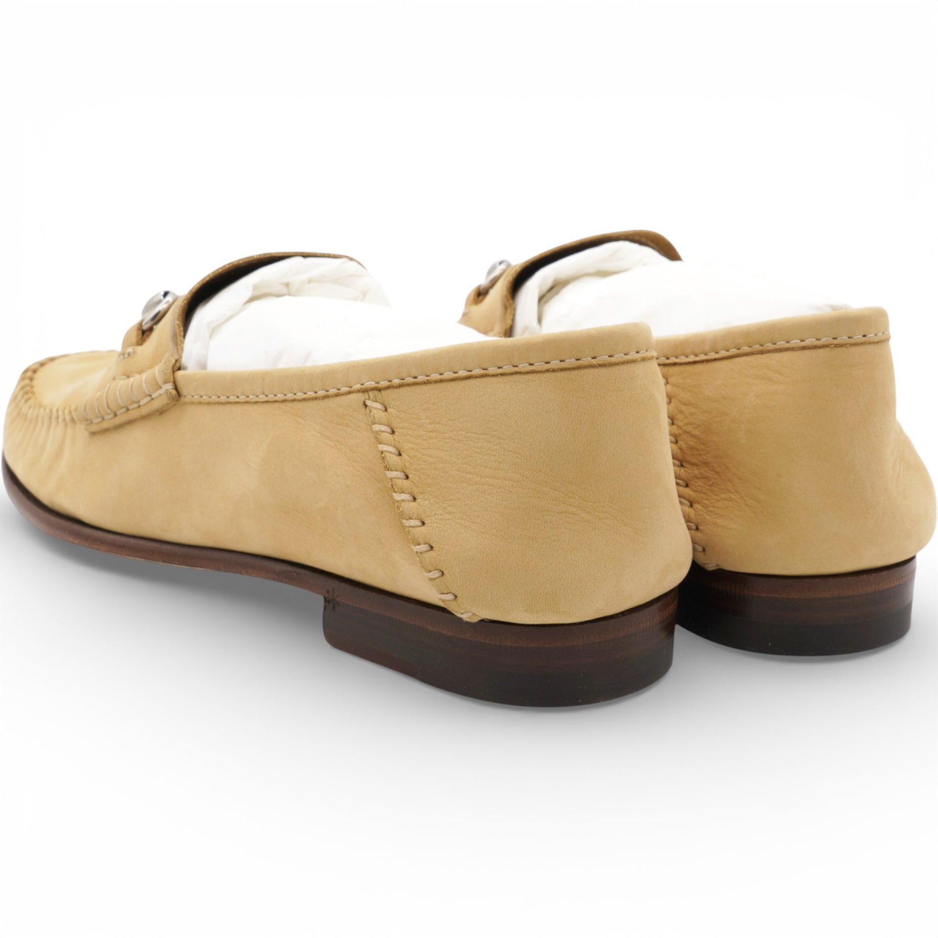 Gucci Beige Suede Loafers Size36 