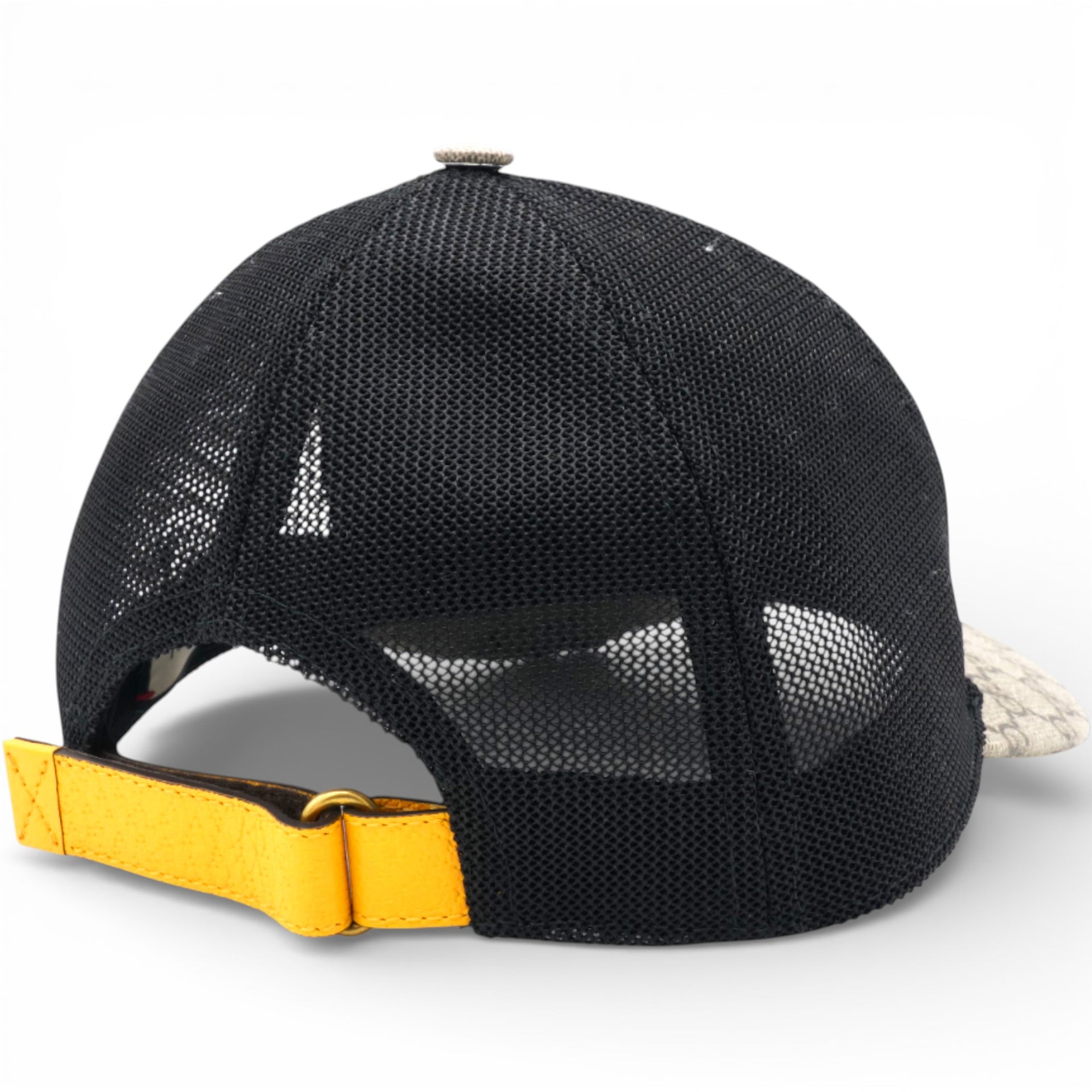 Gucci Beige Tiger GG Supreme Canvas Baseball Cap Size S/57