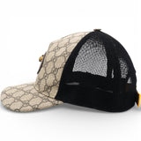 Gucci Beige Tiger GG Supreme Canvas Baseball Cap Size S/57