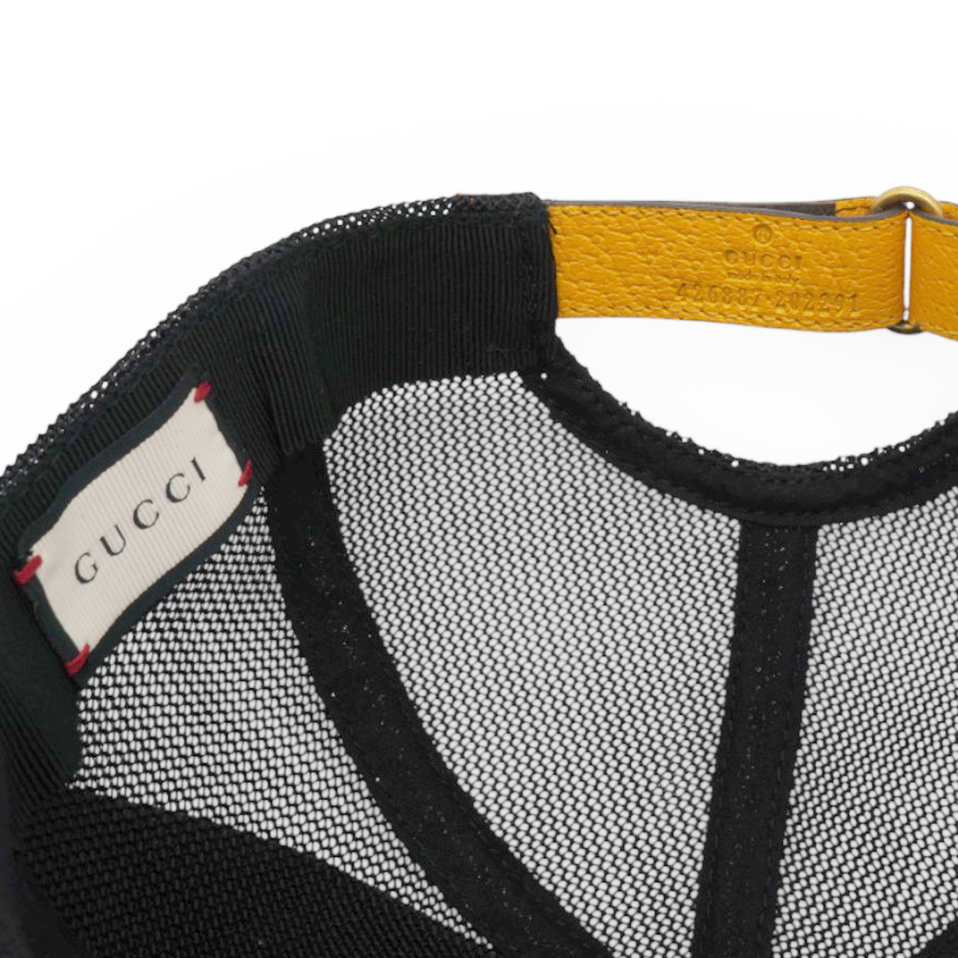 Gucci Beige Tiger GG Supreme Canvas Baseball Cap Size S/57