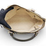 Gucci Brown/Beige GG Canvas and Leather Scarlett Interlocking G Satchel Tote 