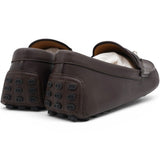 Gucci Calfskin Mens Horsebit Driver Loafers Brown Size10 