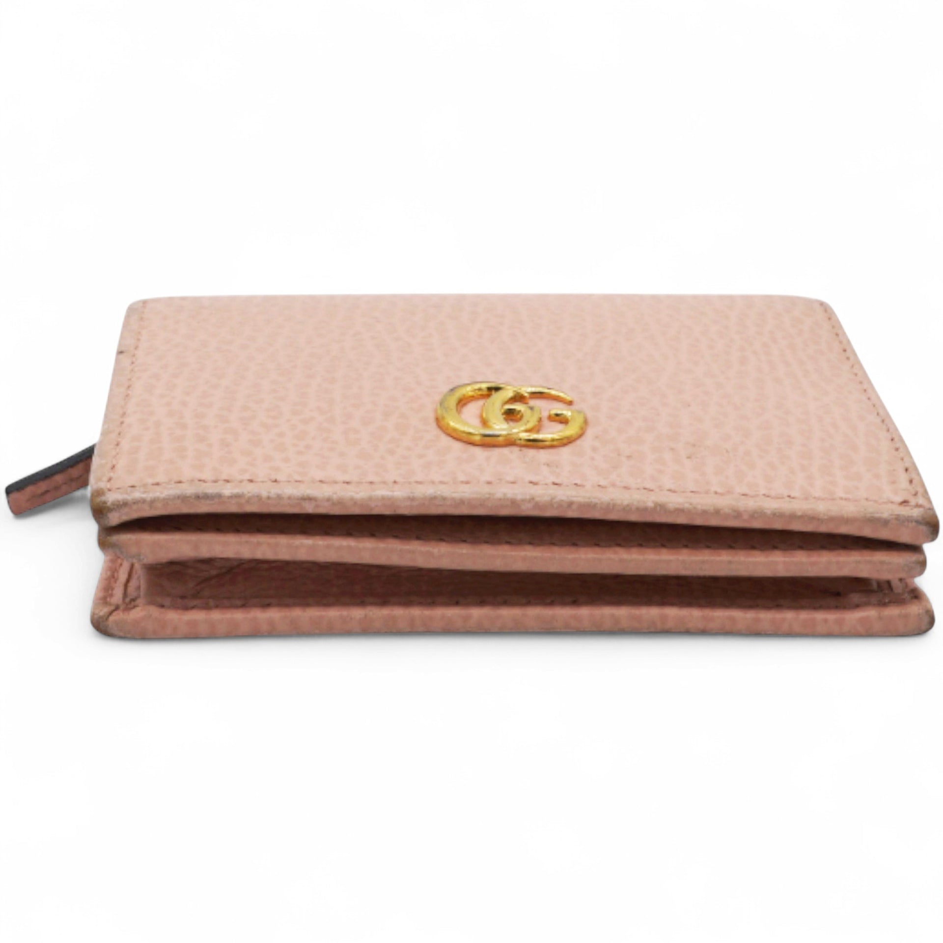 Gucci Compact Wallet Double G Logo Wallet  