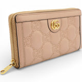 Gucci GG Matelassé Leather Wallet With Logo 