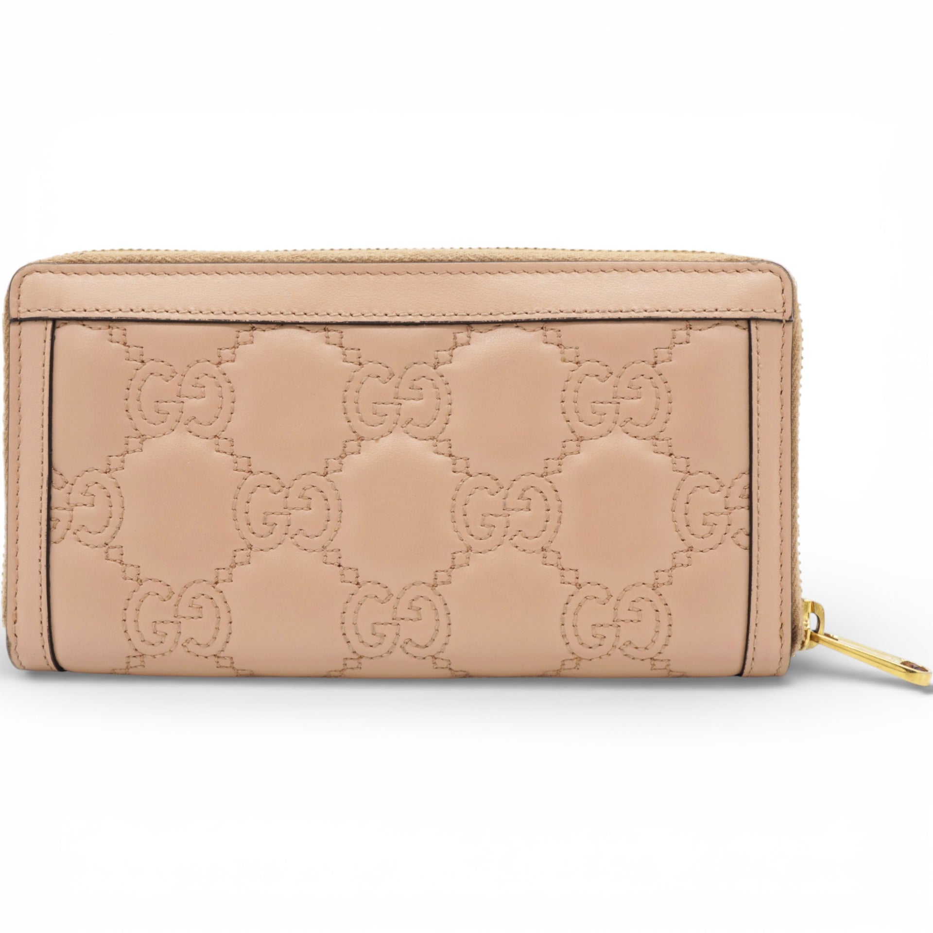 Gucci GG Matelassé Leather Wallet With Logo 