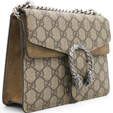 Gucci GG Supreme Monogram Mini Dionysus Shoulder Bag Taupe 