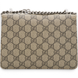 Gucci GG Supreme Monogram Mini Dionysus Shoulder Bag Taupe 