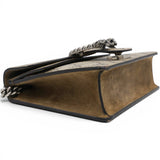 Gucci GG Supreme Monogram Mini Dionysus Shoulder Bag Taupe 