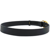 Gucci Leather Double G Belt 80 Black 