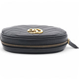 Gucci Matelasse GG Marmont Belt Bag Black 