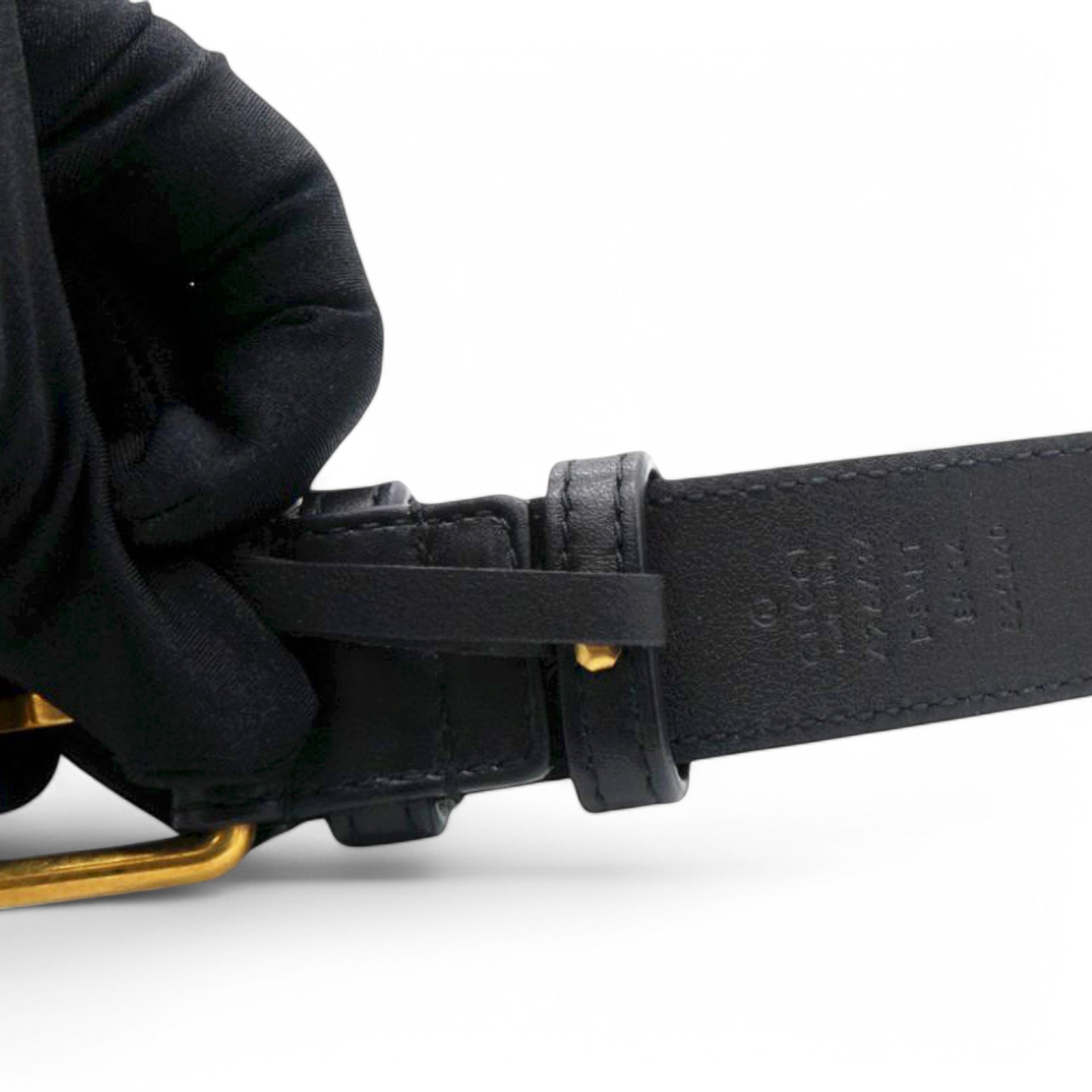 Gucci Matelasse GG Marmont Belt Bag Black 