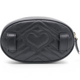 Gucci Matelasse GG Marmont Belt Bag Black 