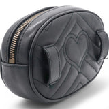 Gucci Matelasse GG Marmont Belt Bag Black 